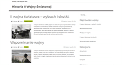 Desktop Screenshot of panzerwaffe.pl